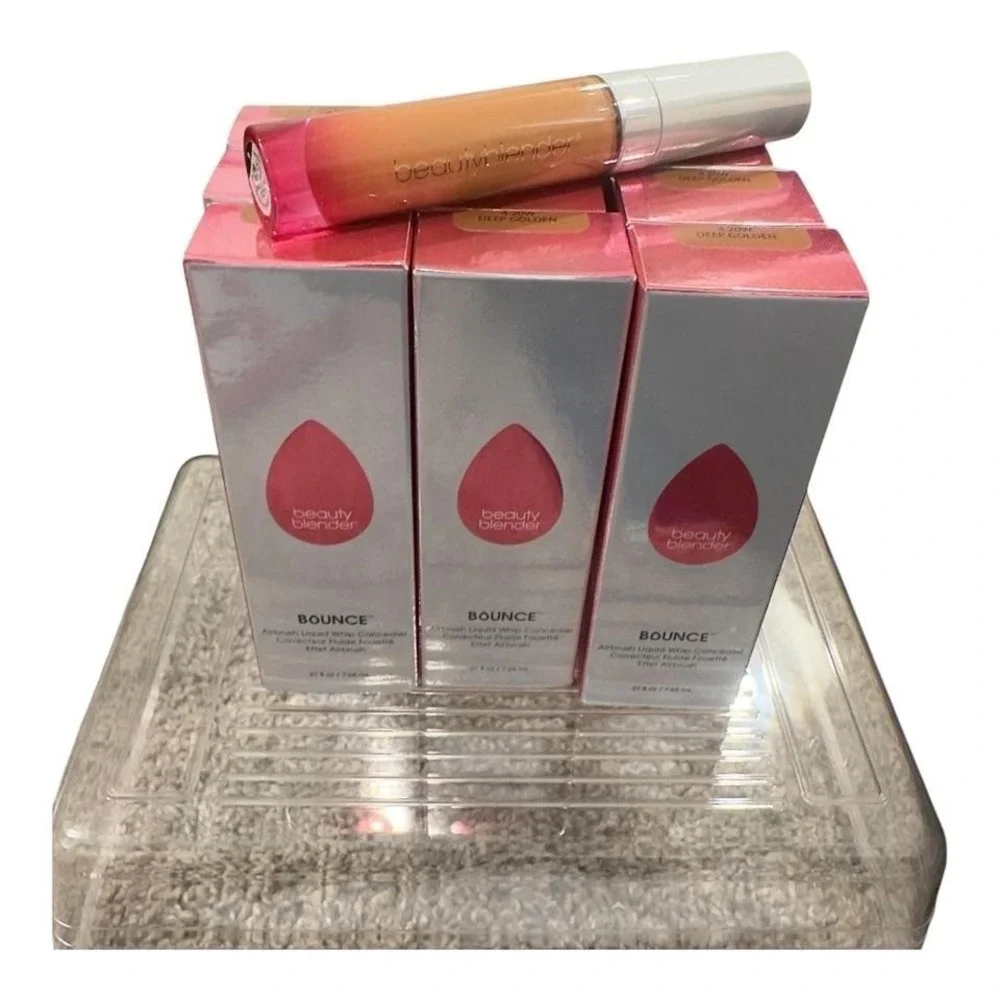 Beautyblender Bounce Airbrush Liquid Whip Concealer 4.20W Deep Golden Lot of 9